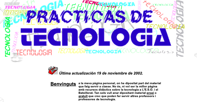 Página web de Tecnología